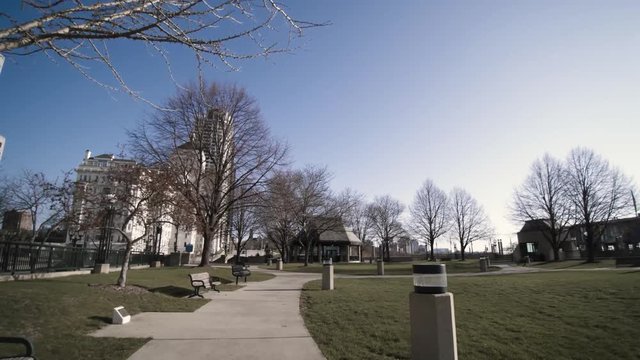 Street View Walk Through O'Donnell Park Downtown Milwaukee MKE