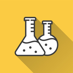 Chemistry - vector icon for graphic and web design.