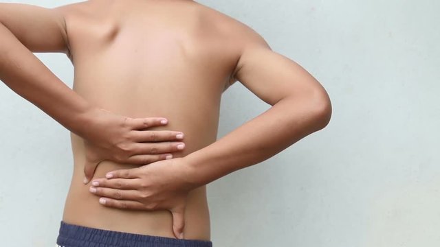 Asian kid with scoliosis