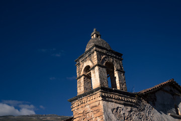 Fototapeta na wymiar Ancient church tower