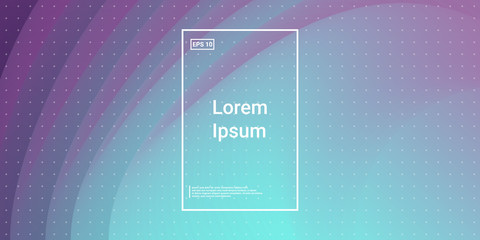 Creative layout flow shapes. Minimal Geometric gradient