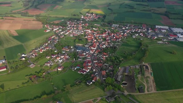 Kefenrod in Hessen aus der Luft