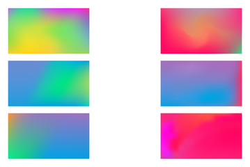 Naklejka premium Abstract colored blurred gradient mesh background