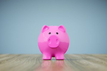 piggy bank pink