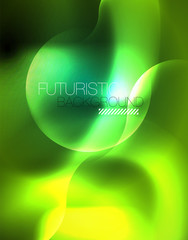 Neon lights vector abstract background