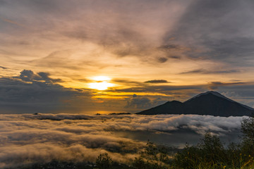 Sunrise Vulcano in Bali Indonesia