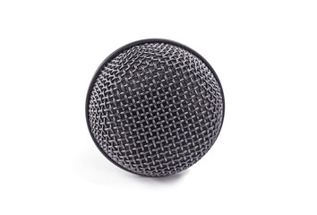 microphone on a white background