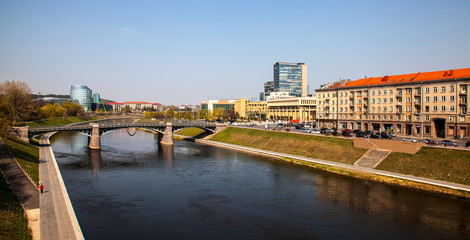 Vilnius,Neris embankment