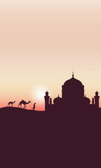 Ramadan Kareem beautiful greeting card - Vector