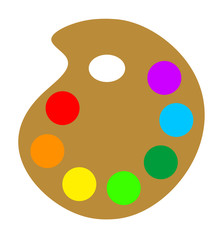 絵の具パレット