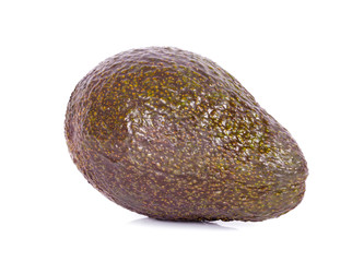 fresh avocado isolated on white background