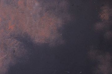 Black Steel Paint with Rustic Red Texture