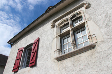 gothic (?) house in bielle (france)