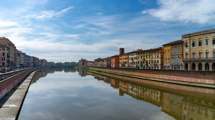 Fototapeta premium Pisa from the Bridge