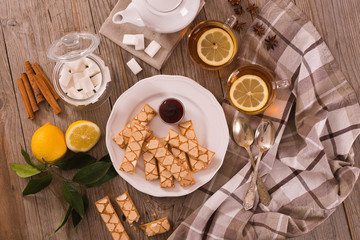 Puff pastry cookies.
