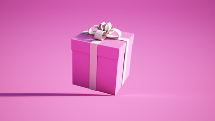 pink and white giftbox