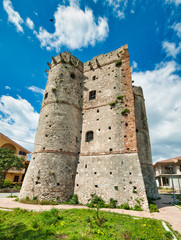 Torre Galea, XV century, part of the coastal defense system against the Saracen pirates, Calabria, Italy.