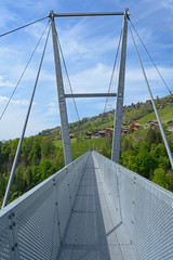 Hängebrücke bei Sigriswil, Bern, Schweiz