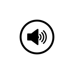 speaker icon, audio symbol icon vector