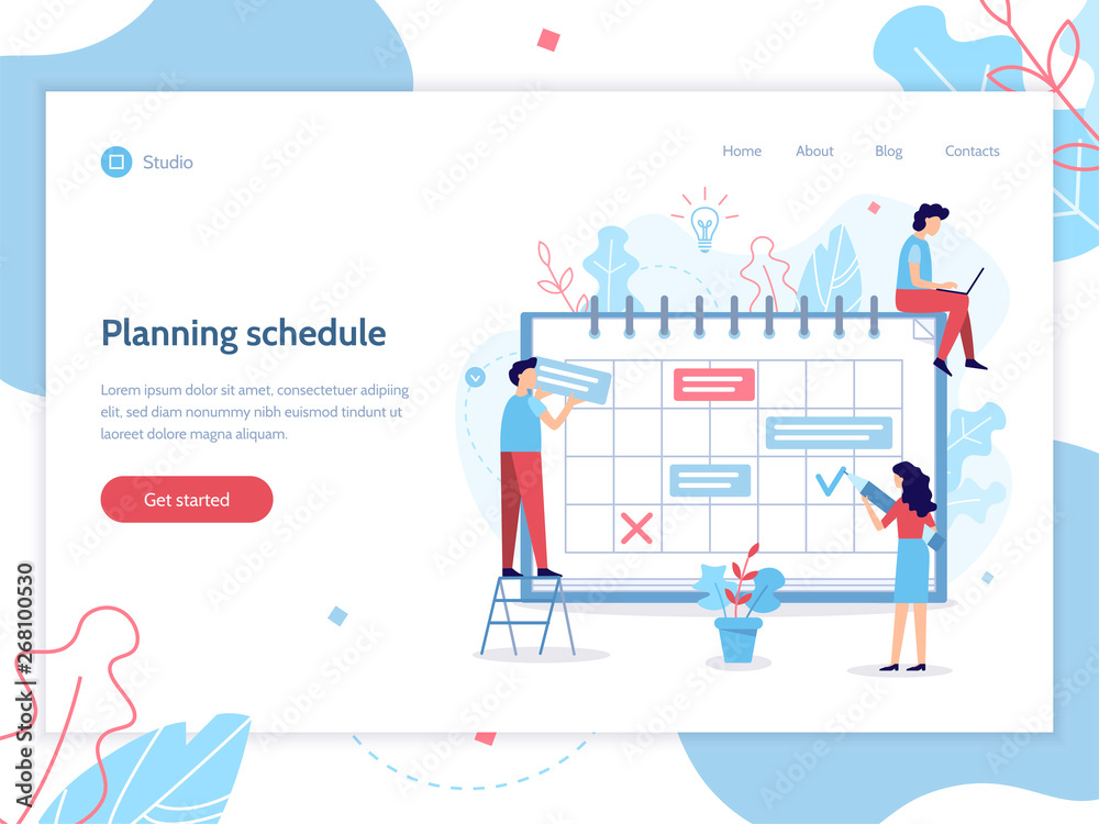 Canvas Prints time management web banner