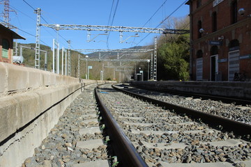 vías de tren