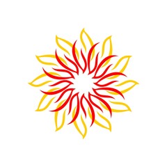 Naklejka na ściany i meble Spirit Star for Yoga Logo Template