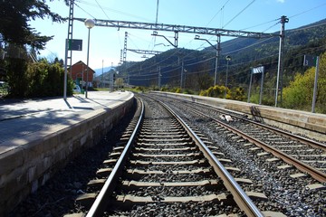 Fototapeta premium vías de tren