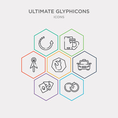 simple set of reload circular arrow, three cards, taxi fron view, round flame icons, contains such as icons mouse up arrow, phone connection, circular counterclockwise arrows and more. 64x64 pixel