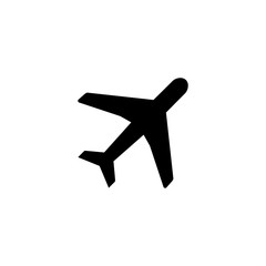 Obraz premium airplane icon. airplane symbol vector