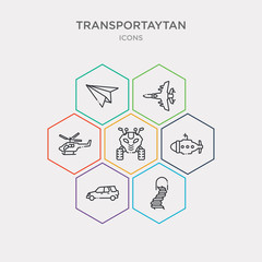 simple set of railway line, suv, small submarine, all terrain icons, contains such as icons military helicopter, army airplane, airplane of paper sheet and more. 64x64 pixel perfect. infographics