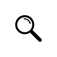 search icon vector. magnifying glass icon vector 