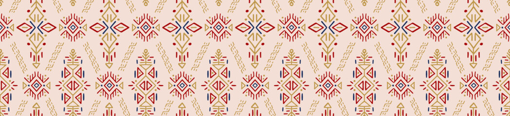 African Ethnic Vector Seamless Pattern