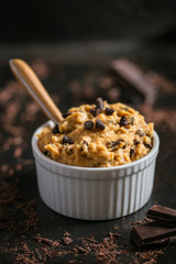 cookie dough beurre de cacahuète pépites de chocolat