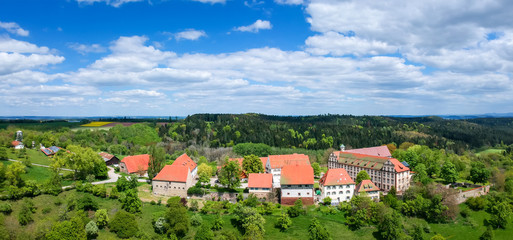 Fototapeta na wymiar Kirchberg convent monastery located at Sulz Germany