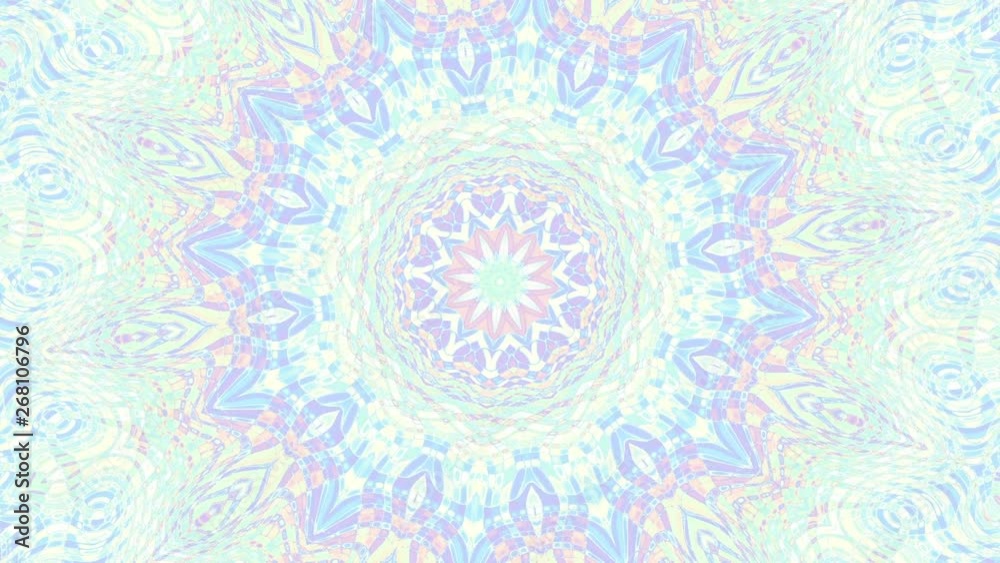 Poster Moving random abstract texture. Moving holographic colors background. Looping animated footage.