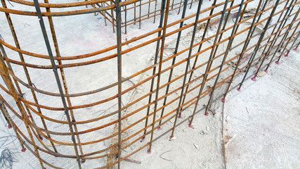 Rigid Steel Frame Installed on concrete floor