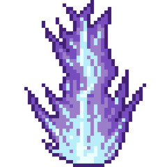 vector pixel art fantasy effect