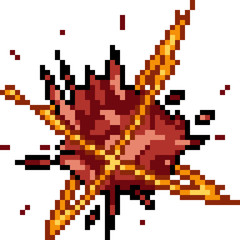 vector pixel art fantasy effect