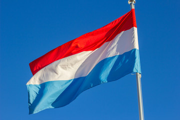 Naklejka na ściany i meble flag luxembourg national background symbol