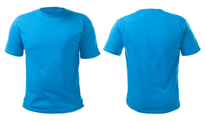 Blue Shirt Design Template