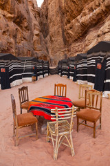 Alojamiento Captain's Camp, Wadi Rum, Jordania, Oriente Medio