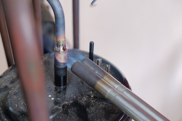 Soldering copper pipe
