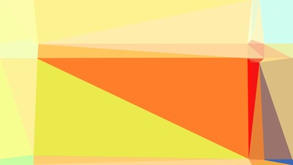 triangle background abstract with pastel orange, pastel yellow and coral colors. backdrop style for poster element, cards, wallpaper or texture