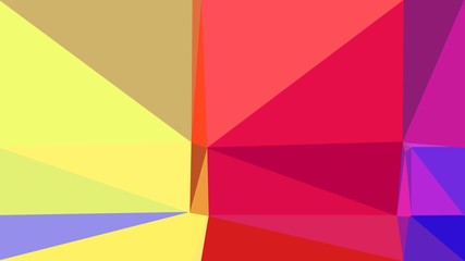 geometric triangles style in khaki, crimson and moderate violet color. abstract triangles composition. for poster, cards, wallpaper or texture