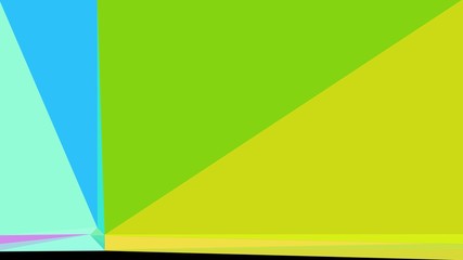 minimalistic triangle geometric background with green yellow, light sea green and yellow green colors for poster, cards, wallpaper or background texture