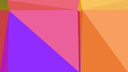 abstract geometric background with pale violet red, sandy brown and blue violet colors. geometric triangle style composition for poster, cards, wallpaper or texture