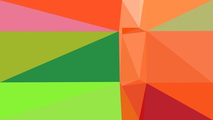 triangle background abstract with bronze, sea green and tomato colors. backdrop style for poster element, cards, wallpaper or texture