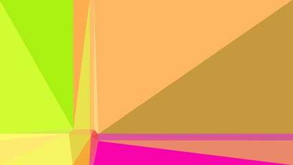 Obraz premium modern contemporary art with golden rod, sandy brown and peru colors. simple geometric background for poster, cards, wallpaper or texture