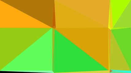 retro style triangle illustration. golden rod, lime green and moderate green colors. for poster, cards, wallpaper design or backdrop texture