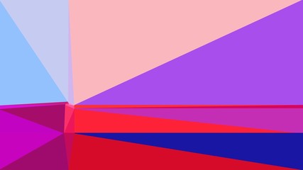 Obraz premium thistle, medium orchid and dark blue color geometric triangle background. simple illustration trendy abstract for poster design, cards, wallpaper or texture